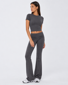 Throwback Baby Tee Flare Set – 21