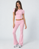 Throwback Baby Tee Flare Set – 7