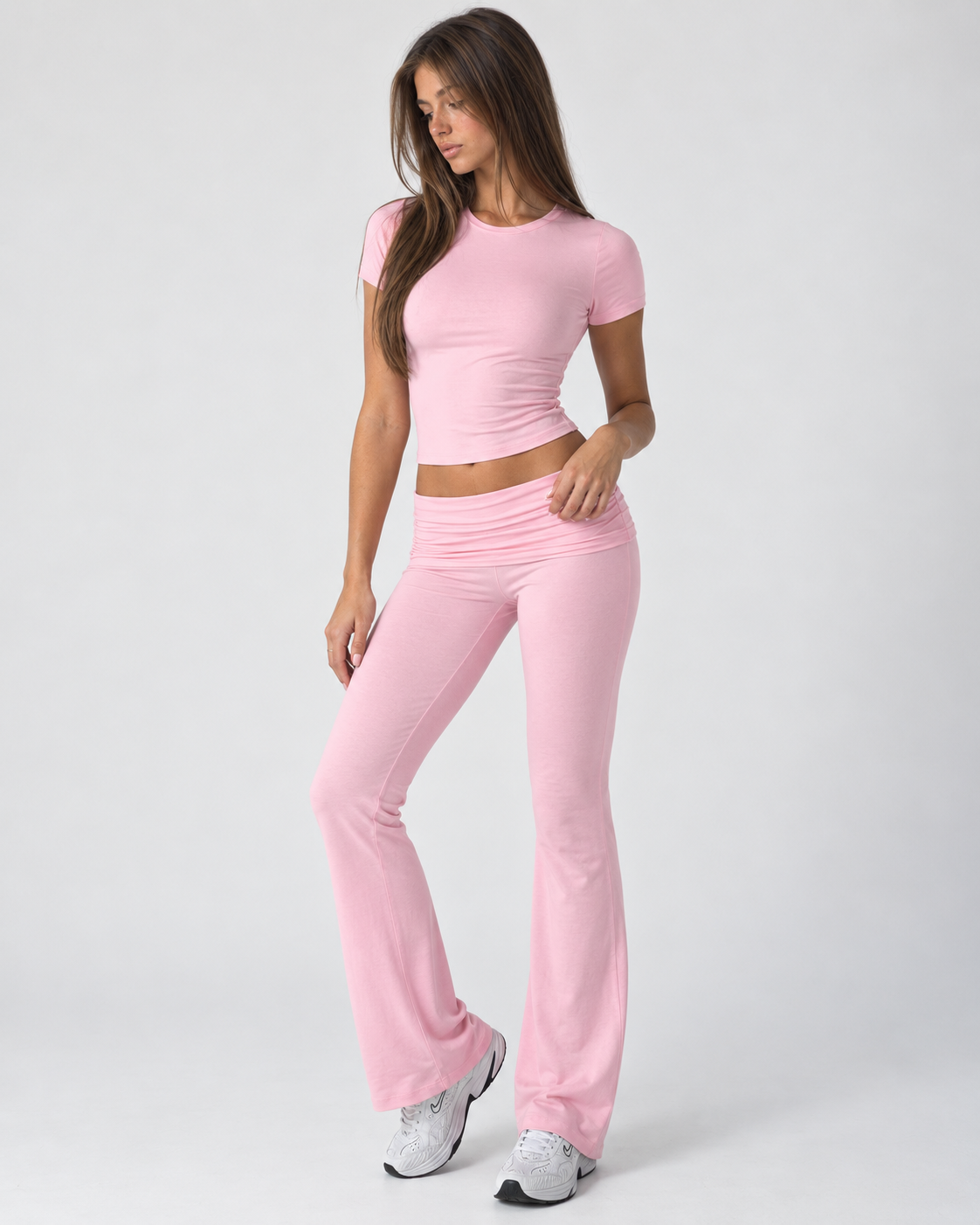 Throwback Baby Tee Flare Set – 8
