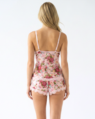 Boudoir Floral Satin Babydoll Set – 3