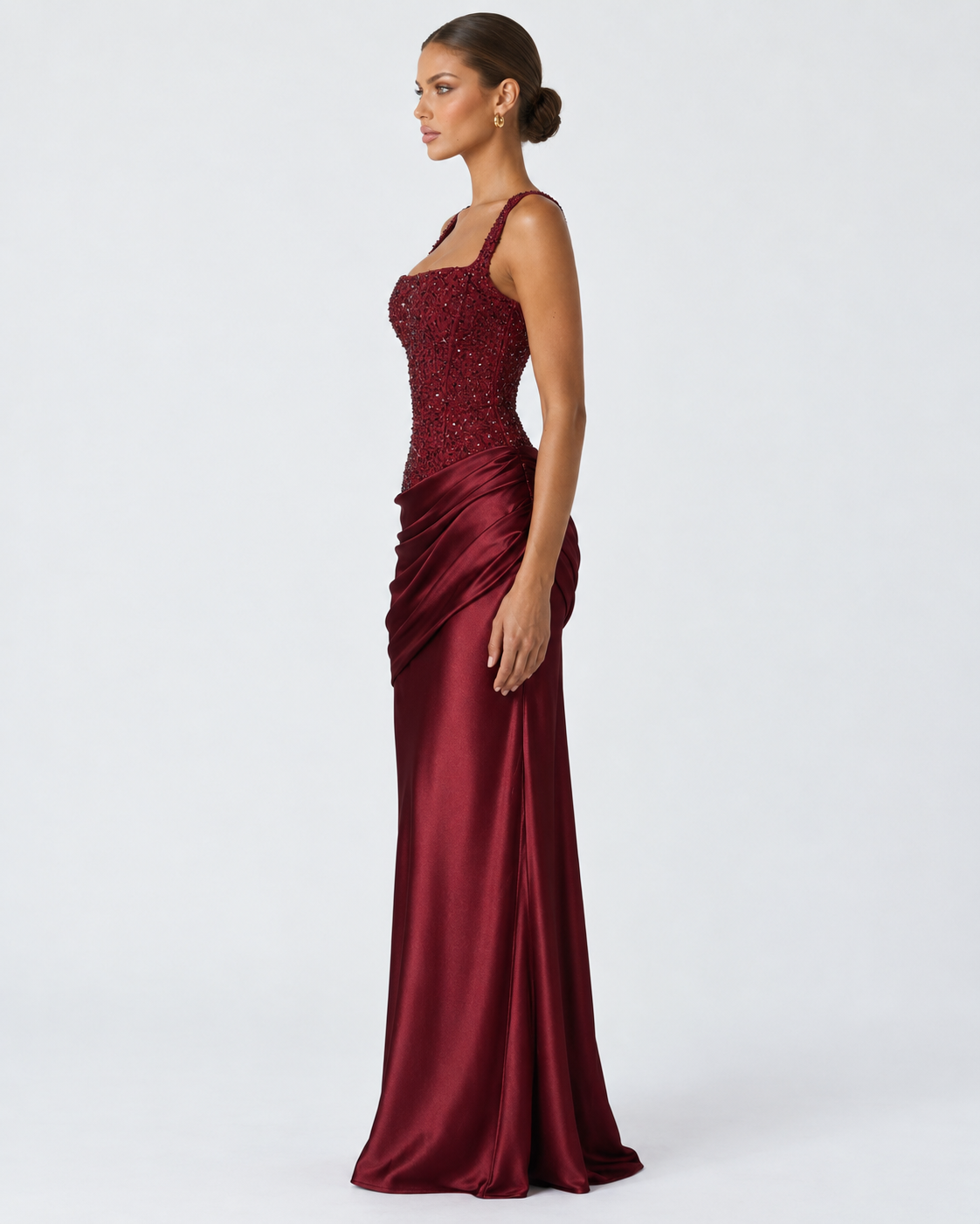 Name Drop Embellished Maxi Gown – 10