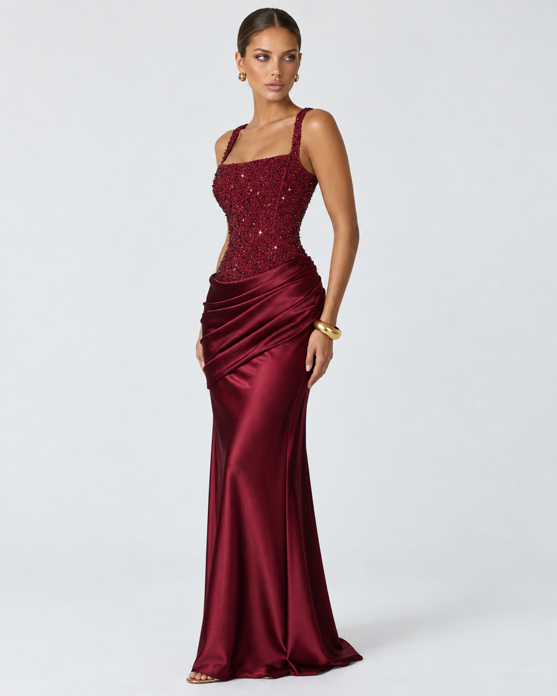 Name Drop Embellished Maxi Gown – 9