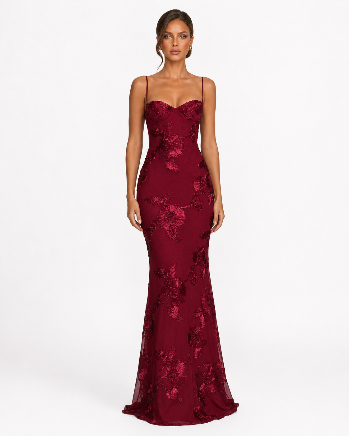 Full Bloom Corset Maxi Gown – 10