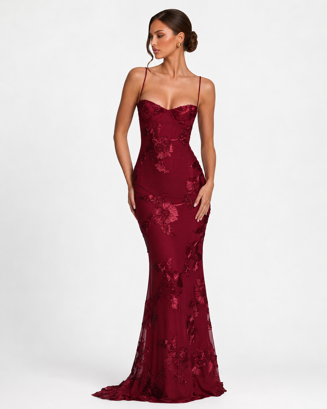 Full Bloom Corset Maxi Gown – 12