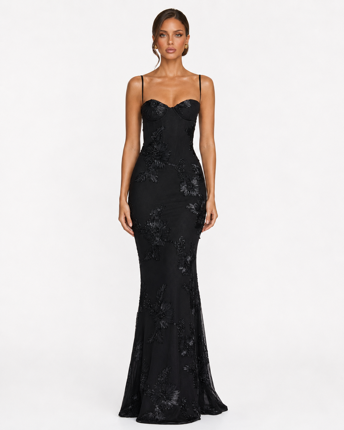 Full Bloom Corset Maxi Gown – 14
