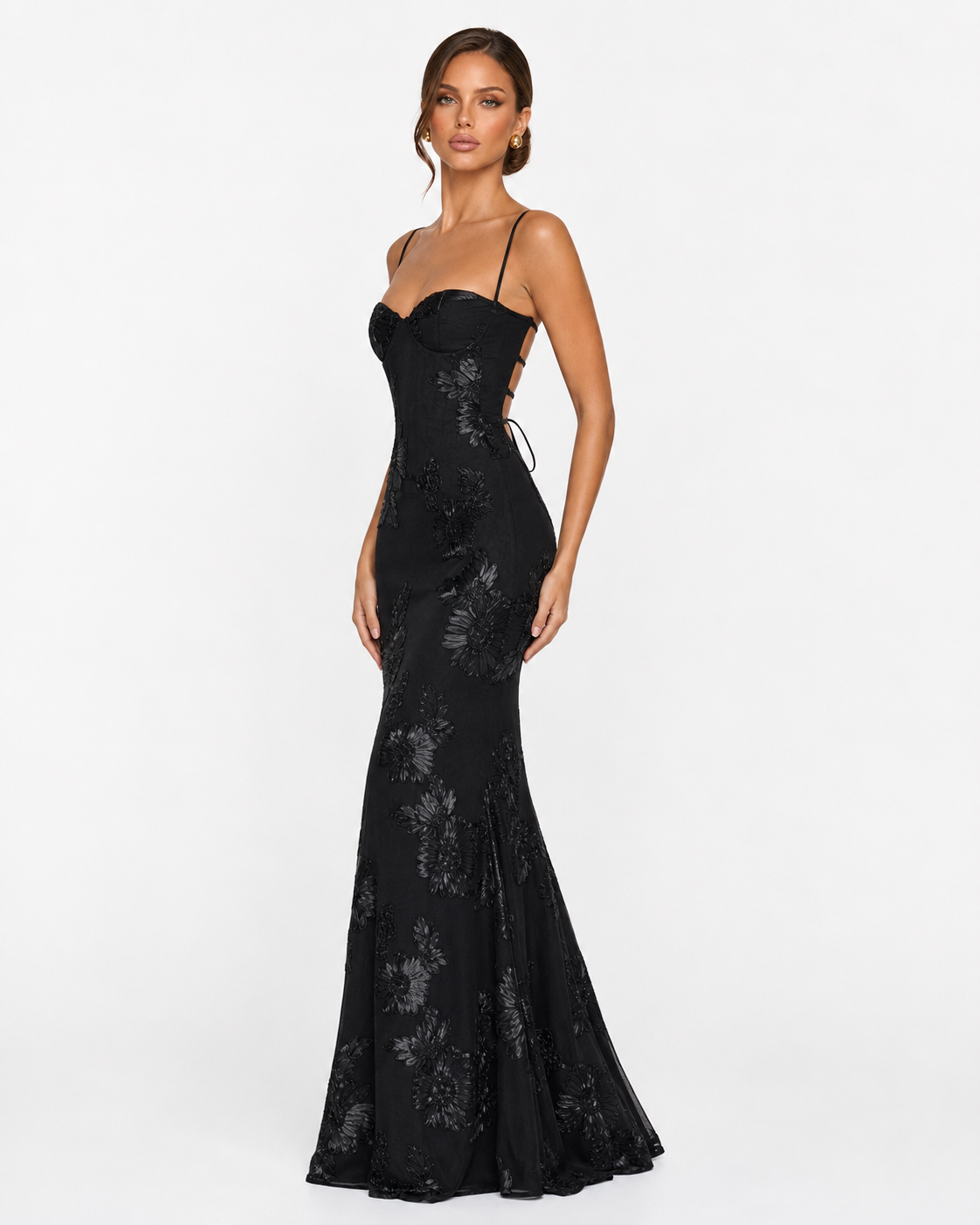 Full Bloom Corset Maxi Gown – 16