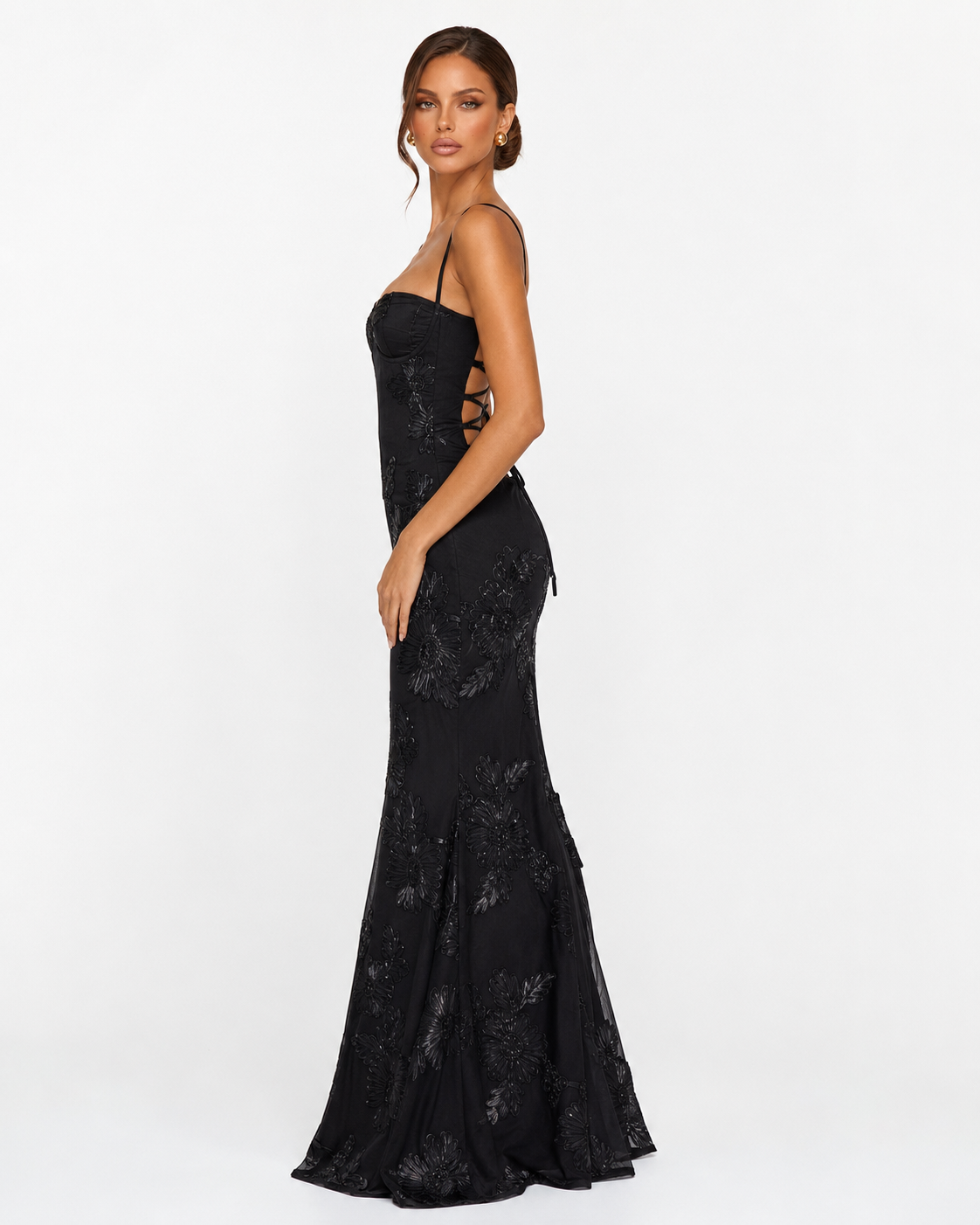 Full Bloom Corset Maxi Gown – 17
