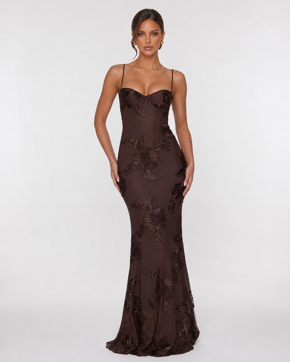 Full Bloom Corset Maxi Gown – 18