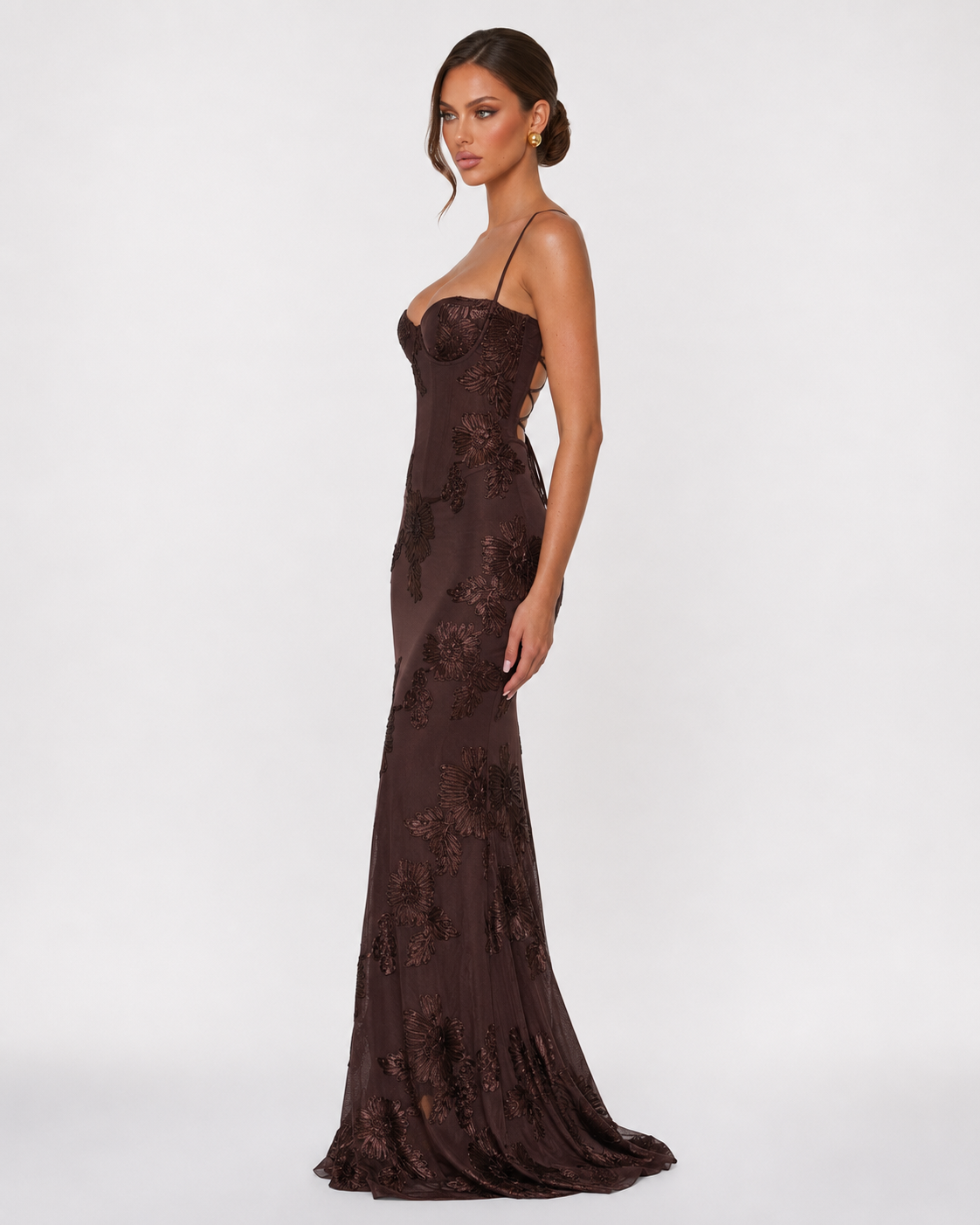 Full Bloom Corset Maxi Gown – 21