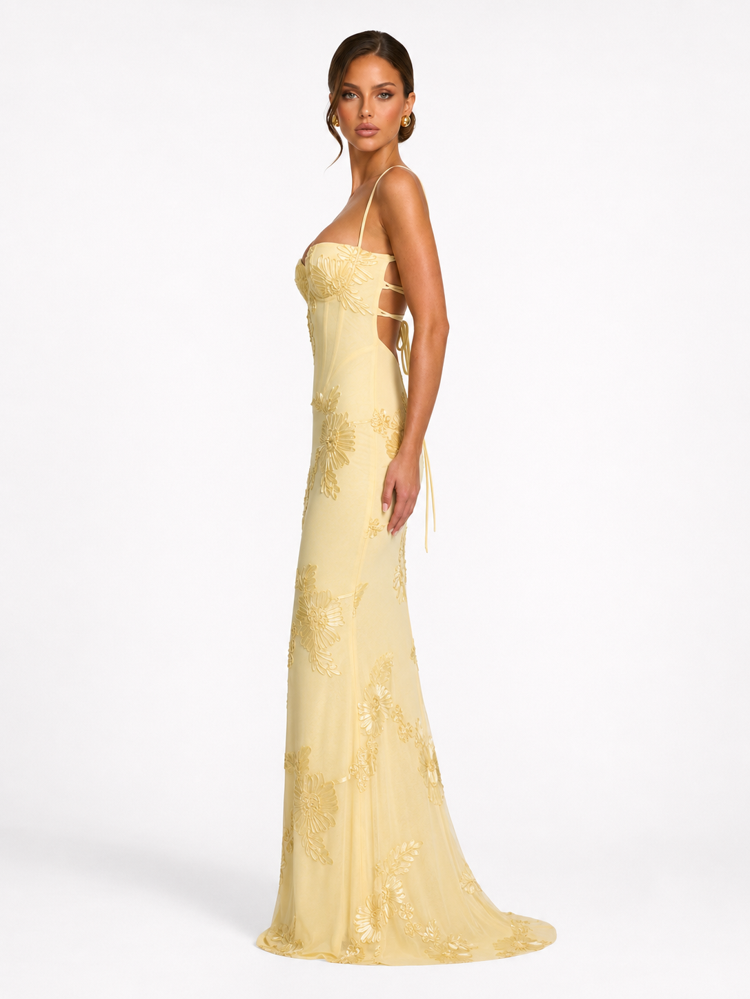 Full Bloom Corset Maxi Gown – 5