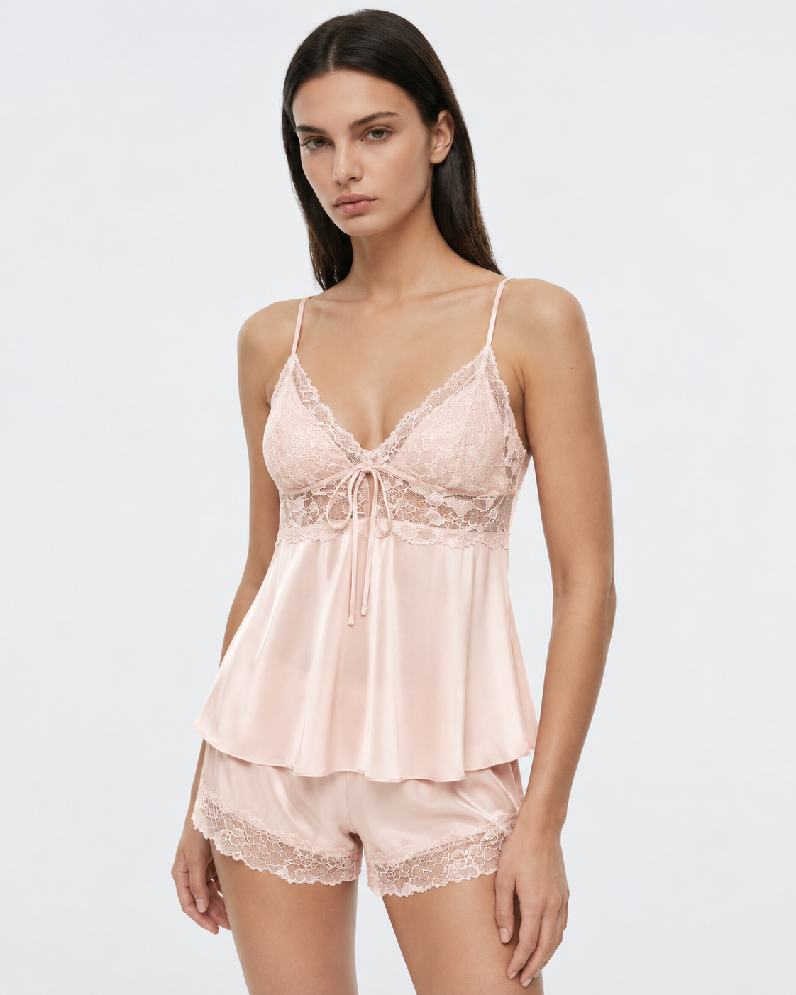 Glance Back Satin Cami Set – 12