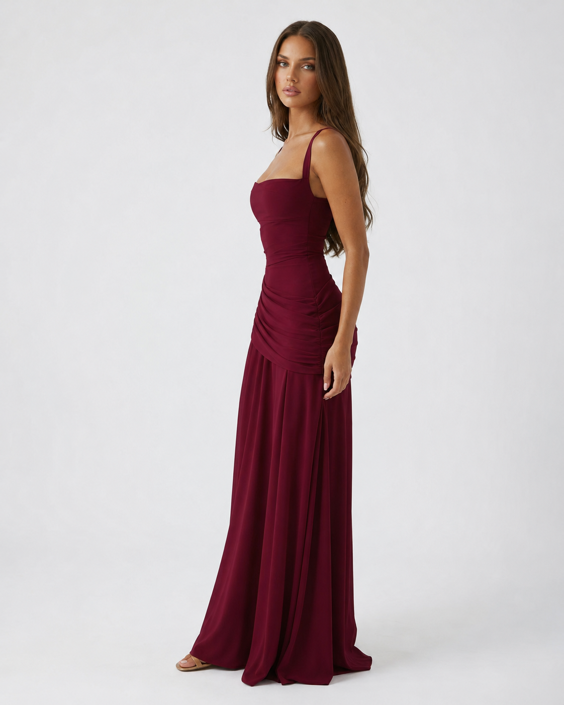 Guest List Square-Neck Maxi Dress – 11