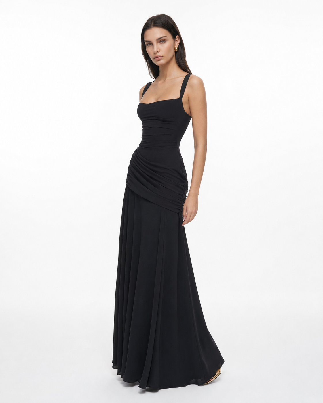 Guest List Square-Neck Maxi Dress – 18