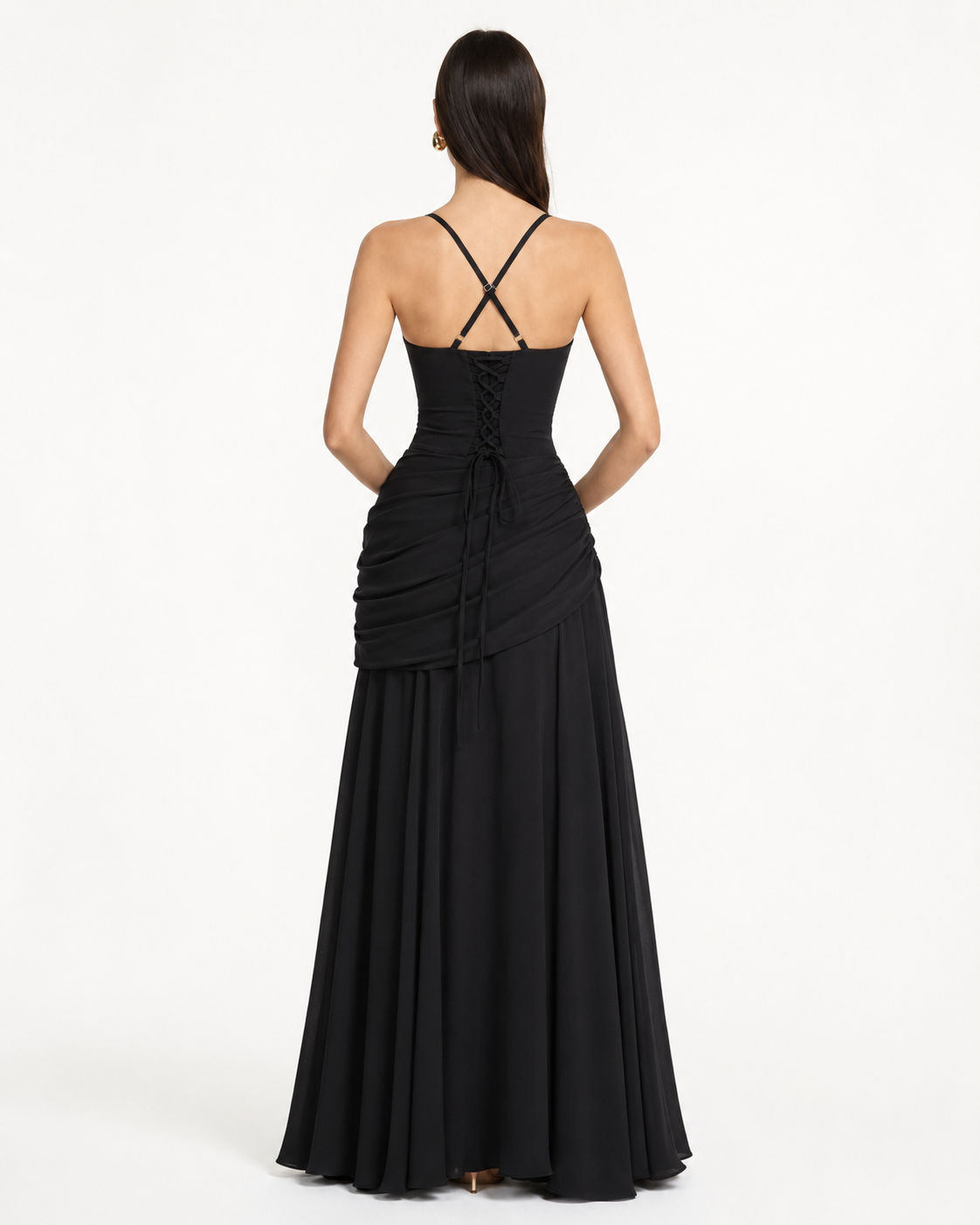 Guest List Square-Neck Maxi Dress – 20