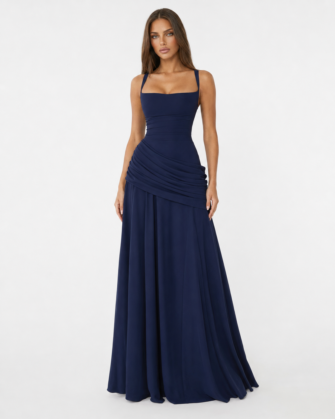 Guest List Square-Neck Maxi Dress – 5