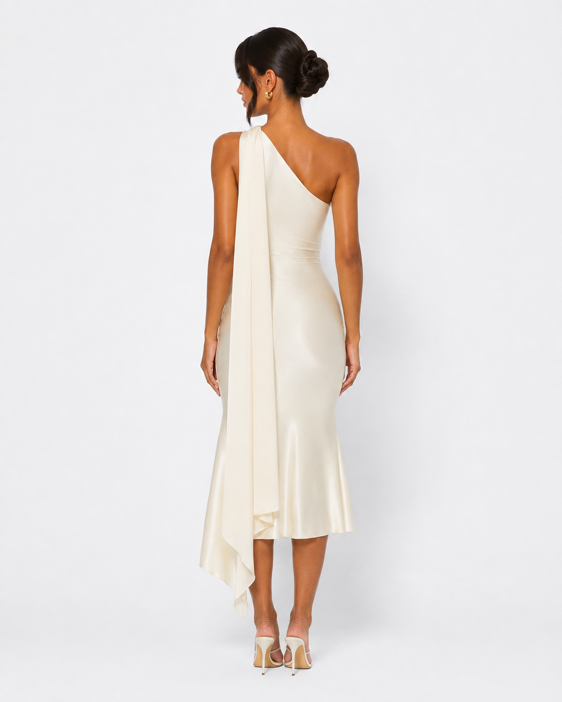 Fresh Start One-Shoulder Midi Dress – 13