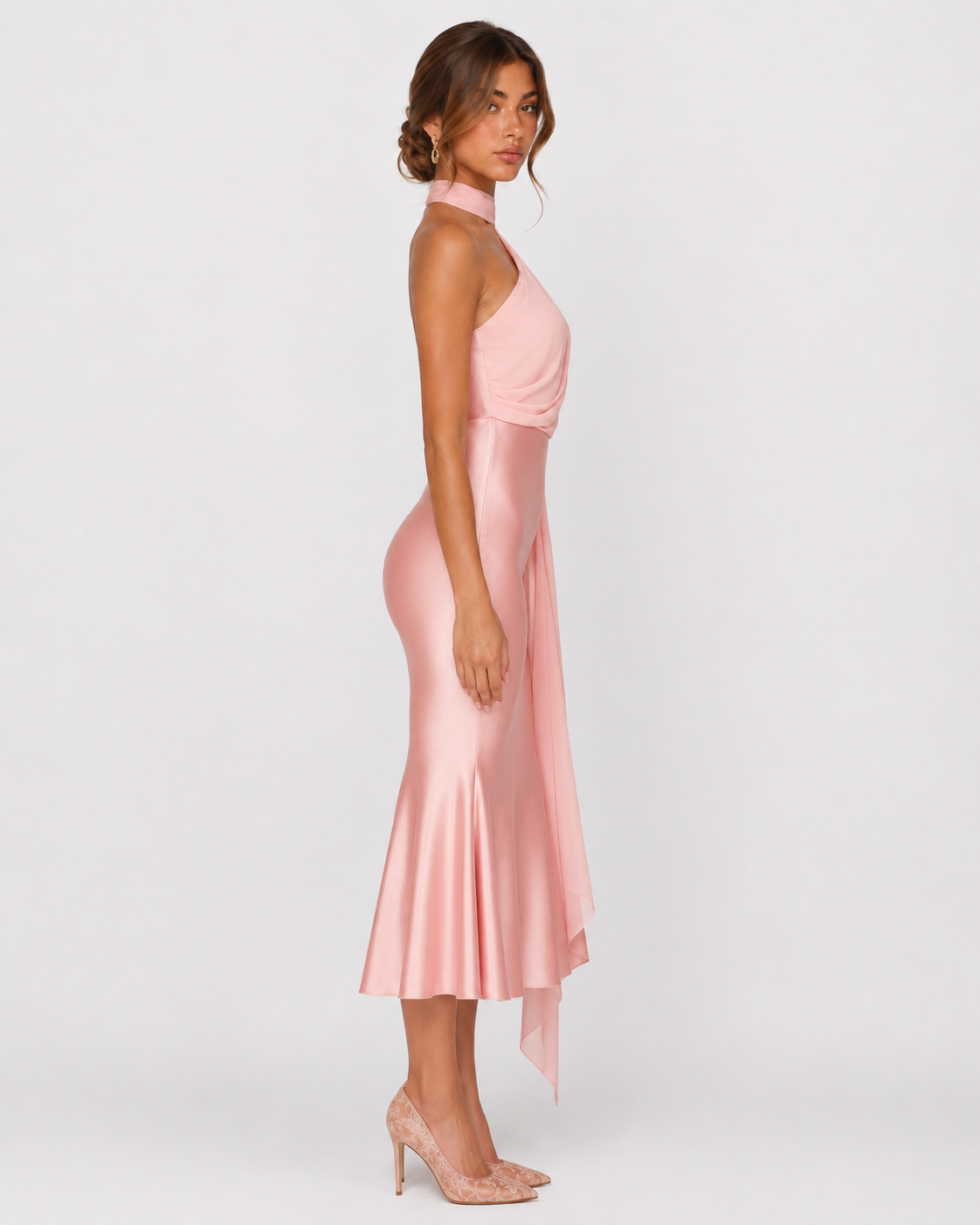 Fresh Start One-Shoulder Midi Dress – 4
