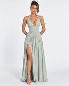 Long Weekend Halter Maxi Dress – 1