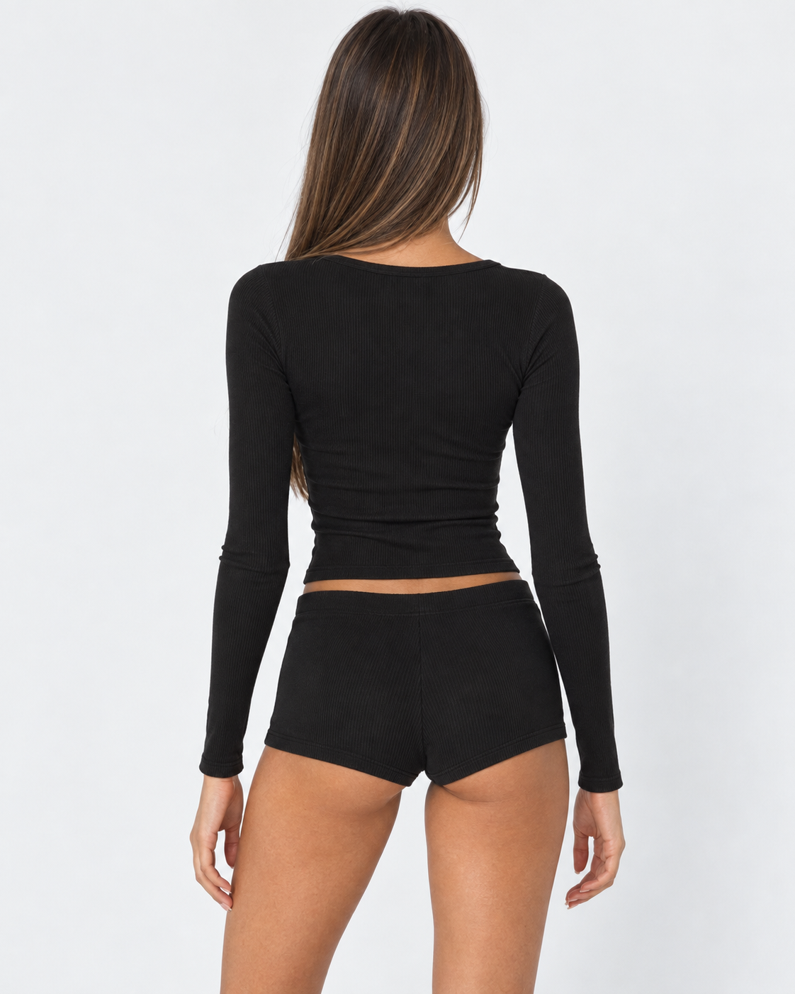 Early Riser Ribbed Henley Set – 15