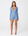 Bed Head Ribbed Henley Romper – 6
