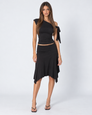 Getaway Glow One-Shoulder Skirt Set – 10