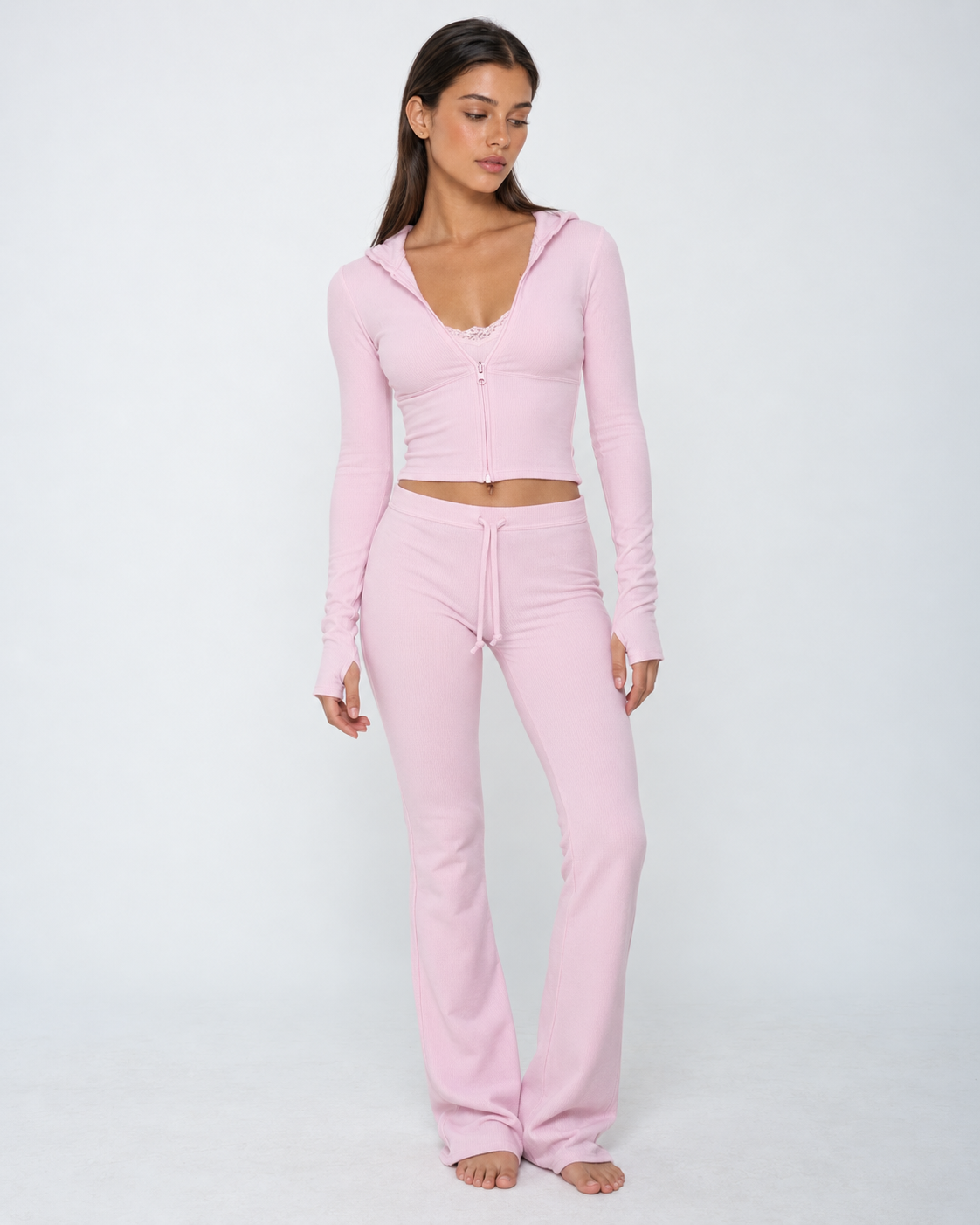 Drop Everything Zip Hoodie Set – 5