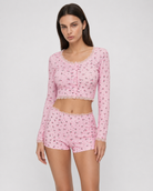 Bouquet Toss Ribbed Pyjama Set – 5