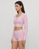 Bouquet Toss Ribbed Pyjama Set – 7