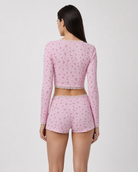Bouquet Toss Ribbed Pyjama Set – 8