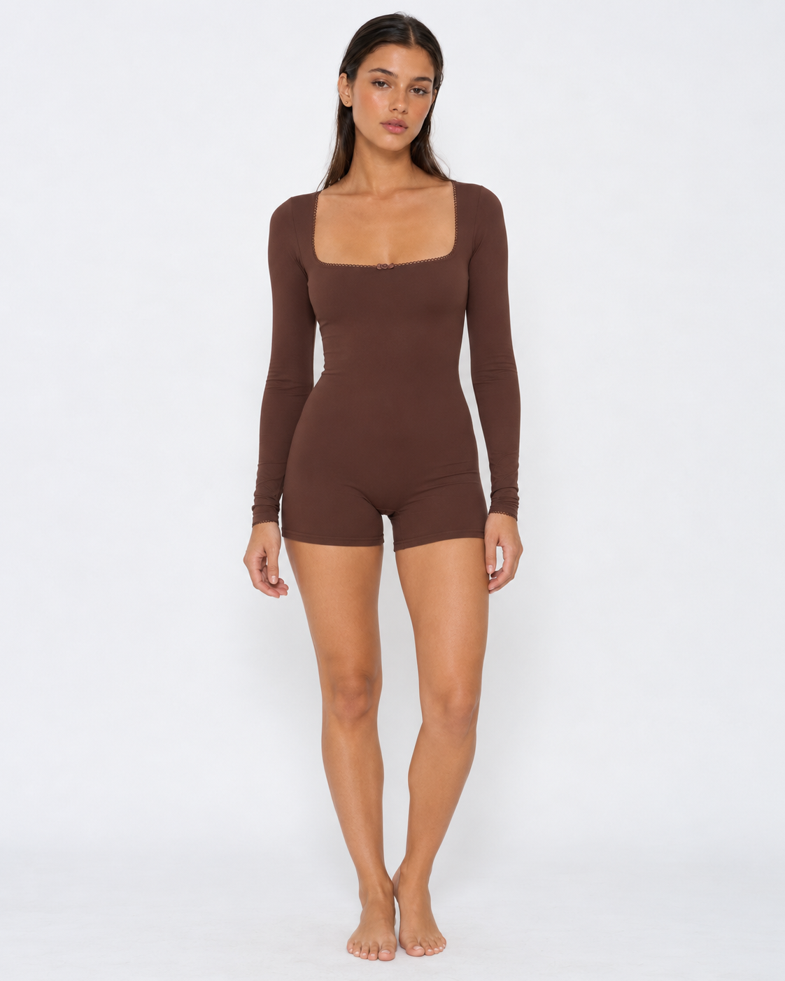 Tuck In Long Sleeve Romper – 5