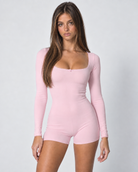 Tuck In Long Sleeve Romper – 7