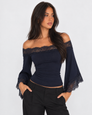Flashback Lace Off-Shoulder Top – 4