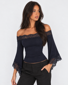 Flashback Lace Off-Shoulder Top – 7
