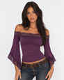 Flashback Lace Off-Shoulder Top – 8