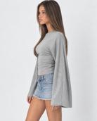 Wave Hello Ruched Bell-Sleeve Top – 5