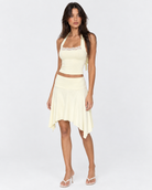 Peekaboo Lace Halter Skirt Set – 2