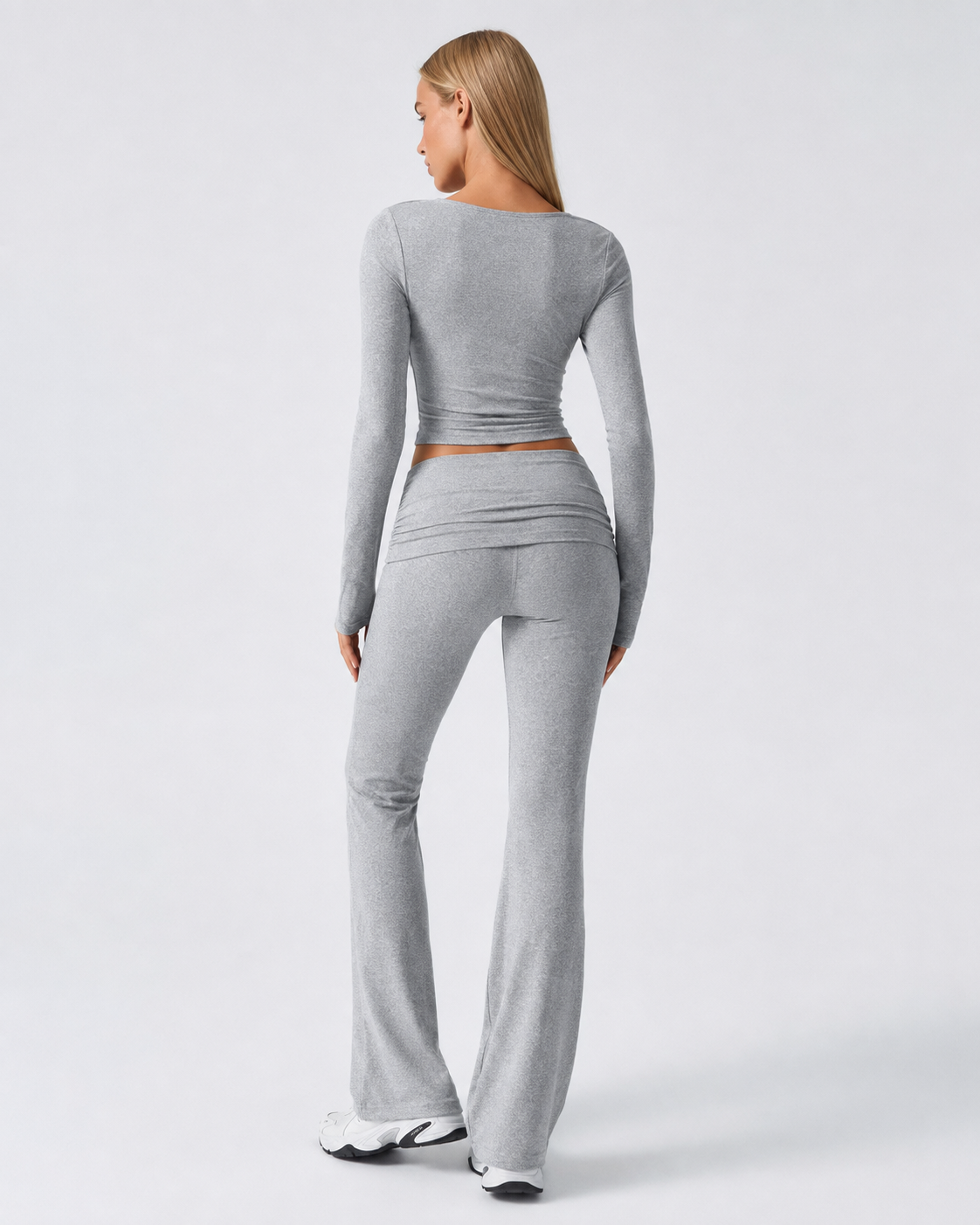 Twist Ending Flare Pants Set – 13
