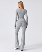 Twist Ending Flare Pants Set – 13