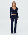 Twist Ending Flare Pants Set – 18