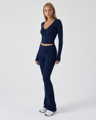 Twist Ending Flare Pants Set – 19