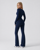 Twist Ending Flare Pants Set – 21
