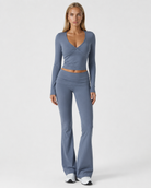 Twist Ending Flare Pants Set – 26