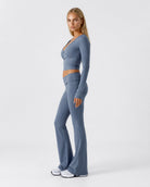 Twist Ending Flare Pants Set – 27