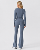 Twist Ending Flare Pants Set – 28