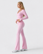 Twist Ending Flare Pants Set – 3