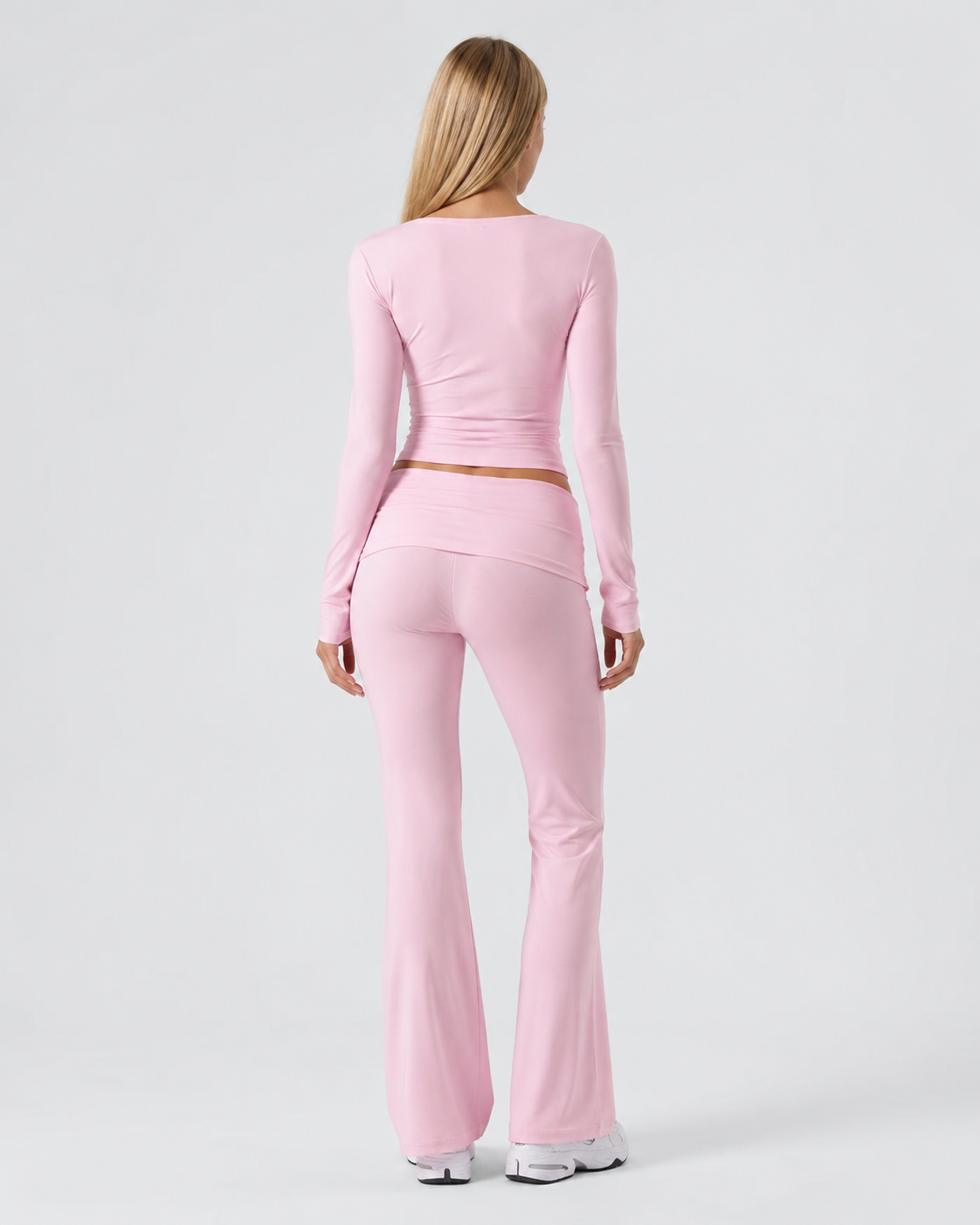 Twist Ending Flare Pants Set – 4