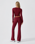 Twist Ending Flare Pants Set – 9