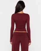 Cuff Link Lace-Trim Top – 16