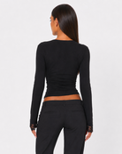 Cuff Link Lace-Trim Top – 8