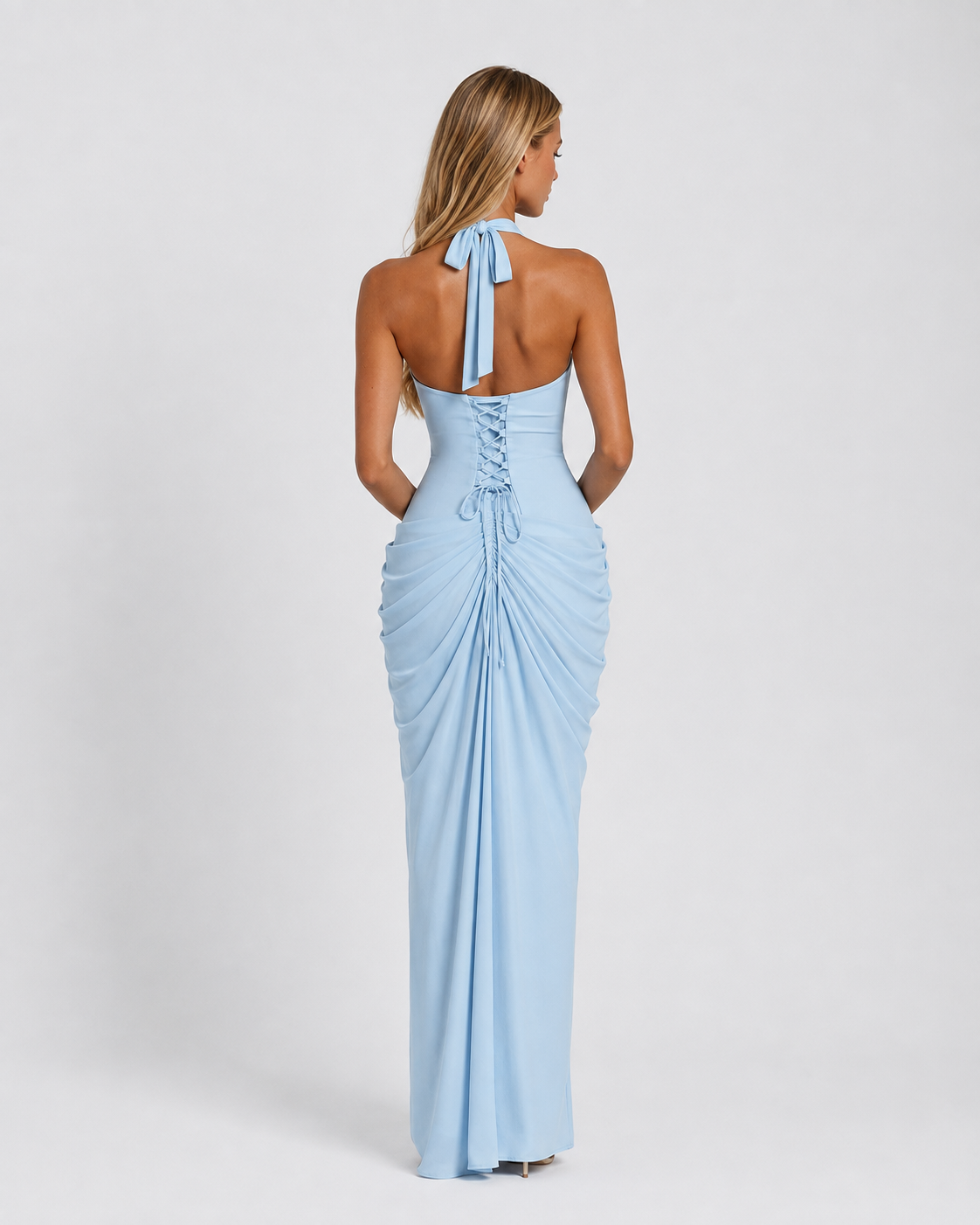 Dress Circle Halter Maxi Gown – 12